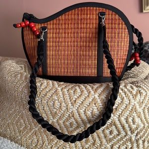 Woven handmade handbag